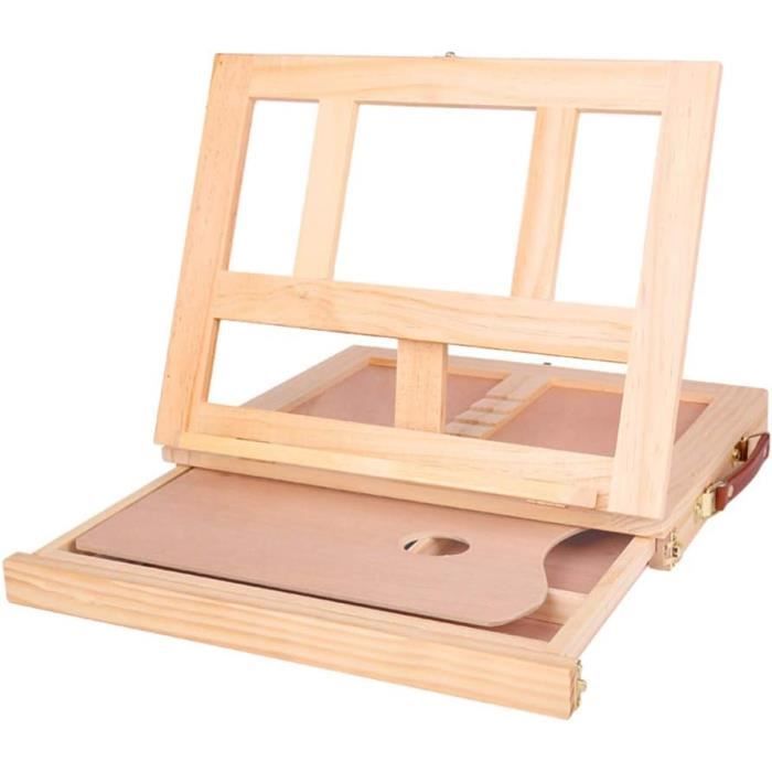 Chevalet De Table En Bois Avec Tiroir - Occasion, Pour Atelier Ou Décoration