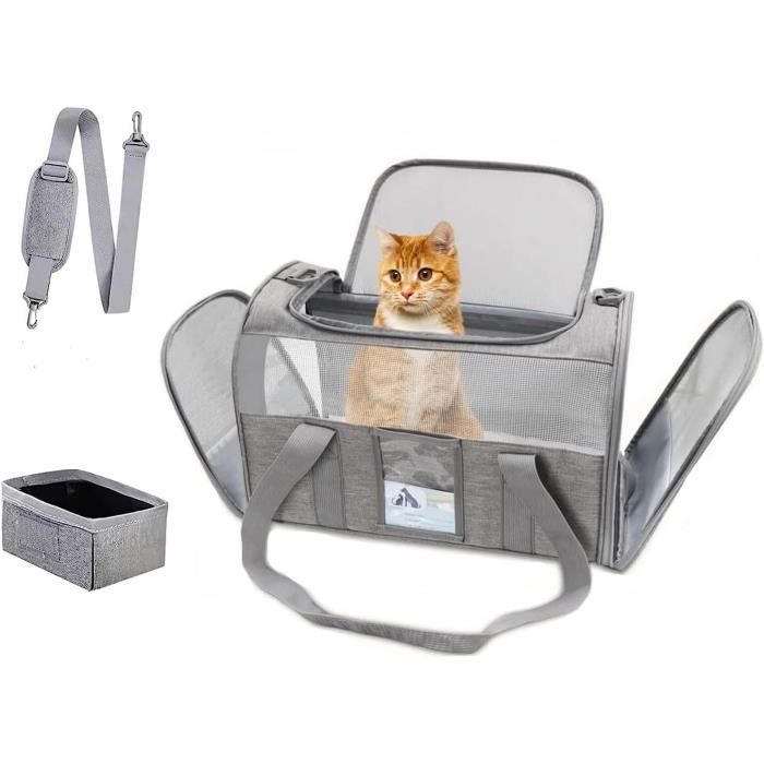 Sac Transport Chat Chien pour Chiot Chaton Panier,Caisse de