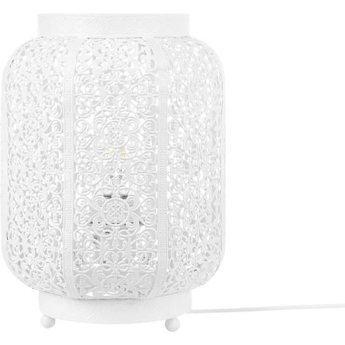 Applique Murale Blanche Avec Motif Floral En Verre - Culot E27 Max 40W, Style Classique Brilliant