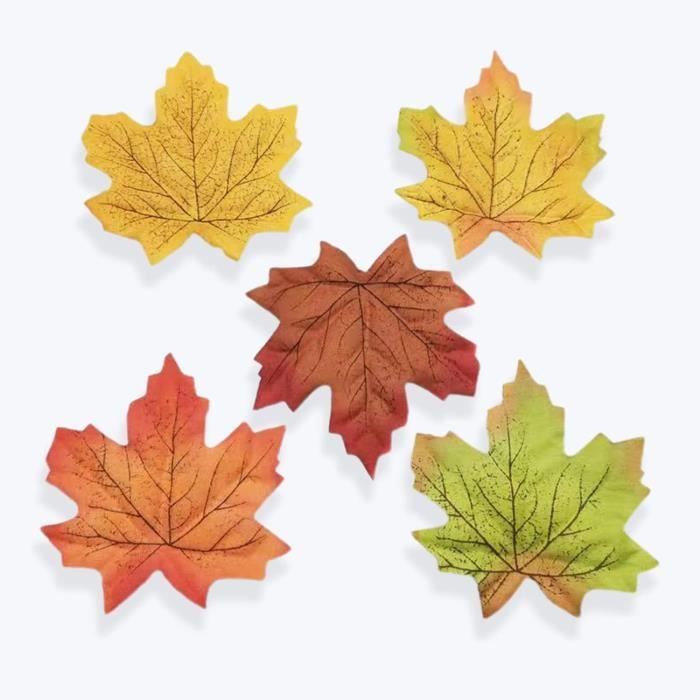Lot de 2 bandeaux feuilles d'érable : -têtes feuilles d'automne