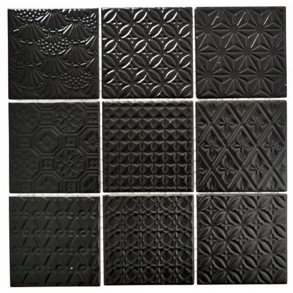 Carrelage et Grès Cérame de petit format. Décoration de sol et de mur
