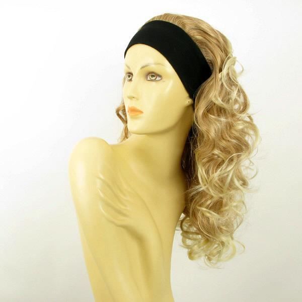 Perruque Blonde Cuivrée Avec Bandeau - Réf. Mady G27, Synthétique, Courte, Neuve Avec étiquettes