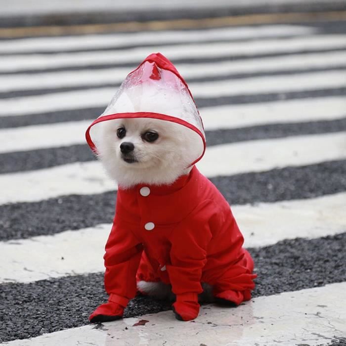 Imperméable pour chien avec pattes top