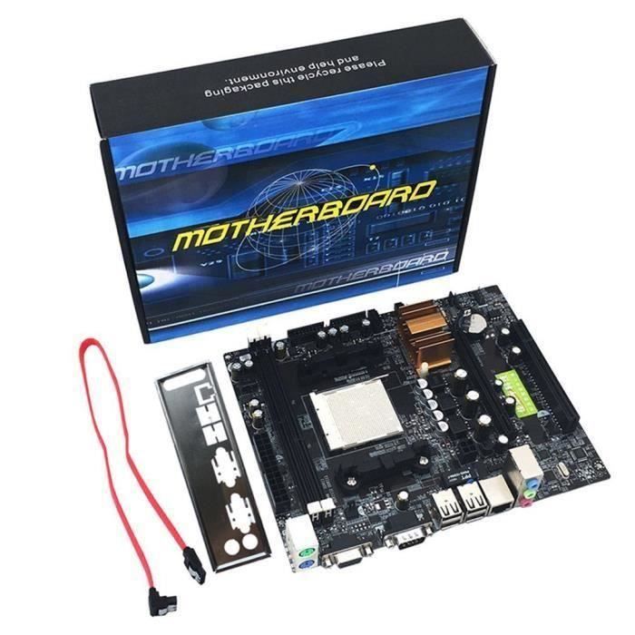N68 C61 Ordinateur De Bureau Carte Mere Support Pour Am2 Ou Am3 Cpu Ddr2 De Memoire Ddr3 Avec 4 Sata Mainboard 2 Ports Prix Pas Cher Cdiscount