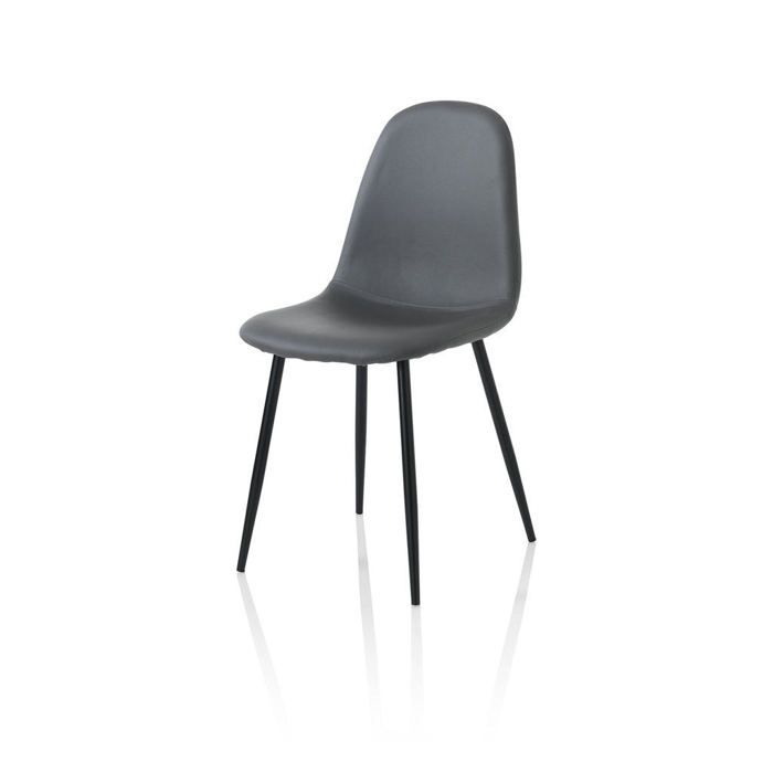 Set de 4 Chaises ALBA gris Set de 4 Chaises ALBA gris