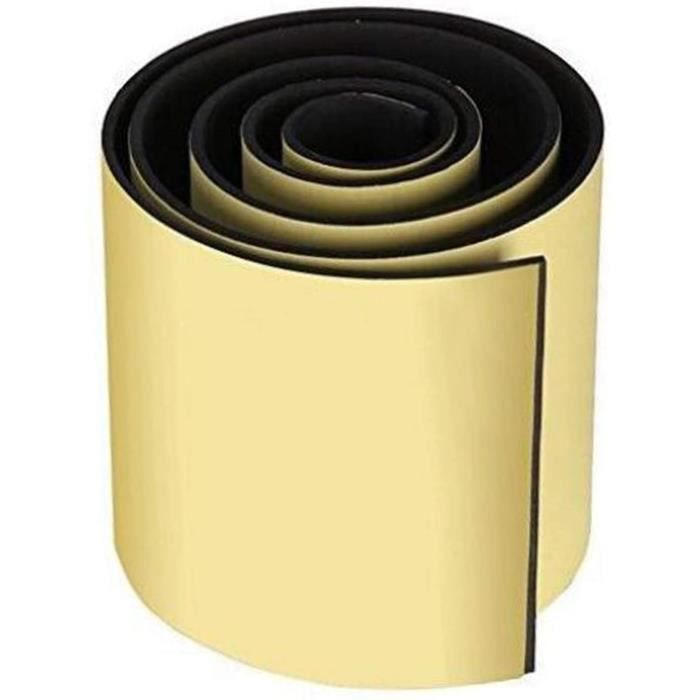 Protection Mur Garage En Mousse EVA Autoadhésive - 2 Bandes 200x20 Cm, épaisseur 4 Mm