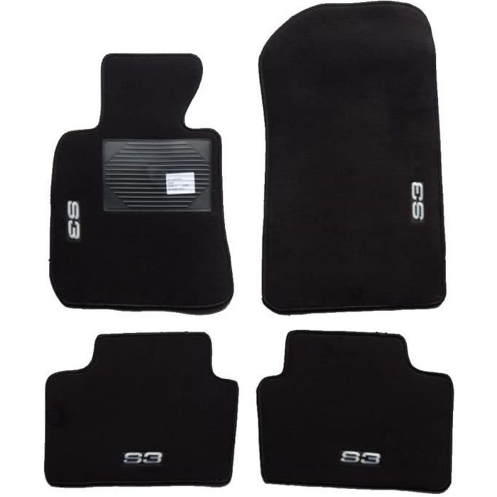 Jeu de 4 tapis moquette pour BMW SERIE 3 E90 2005>