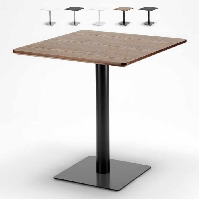 Table Carree 70x70 Pour Bars Restaurants Hotels Base Centrale