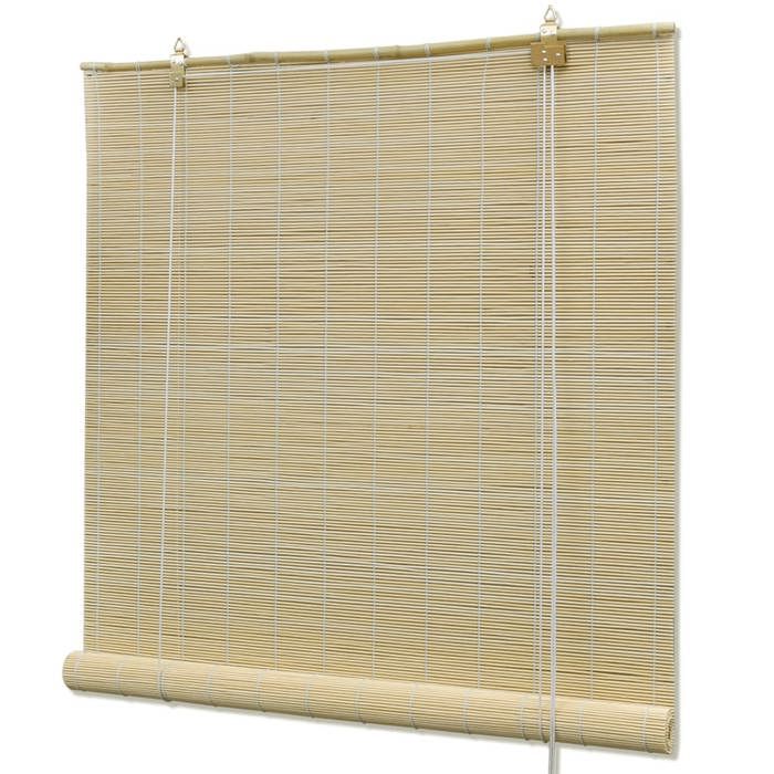 vidaXL Store à rouleau Bambou naturel 120 x 160 cm