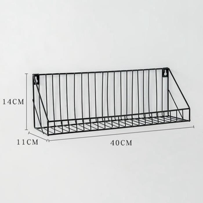 Swociro Lot De 3 Étagères De Garage Murales Avec Paniers Métalliques - Rangement Robuste Pour Outils Et Maison