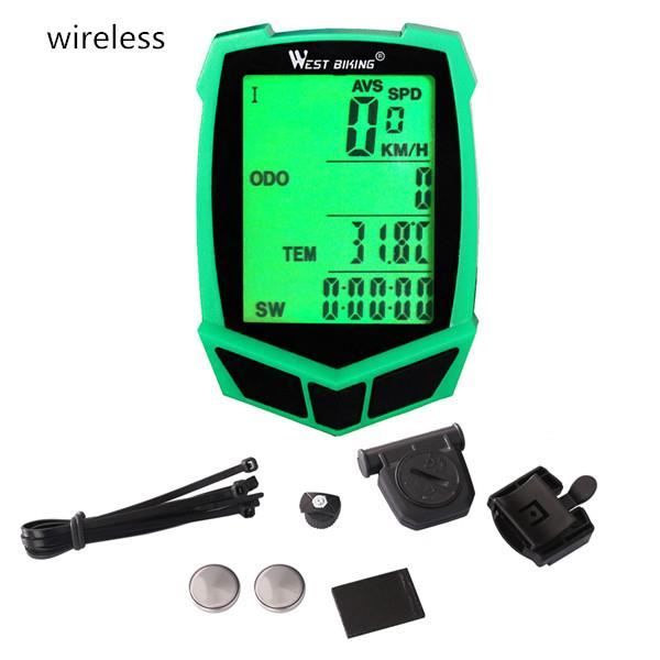 Ordinateur de vélo GPS sans fil avec écran LCD de 2,4