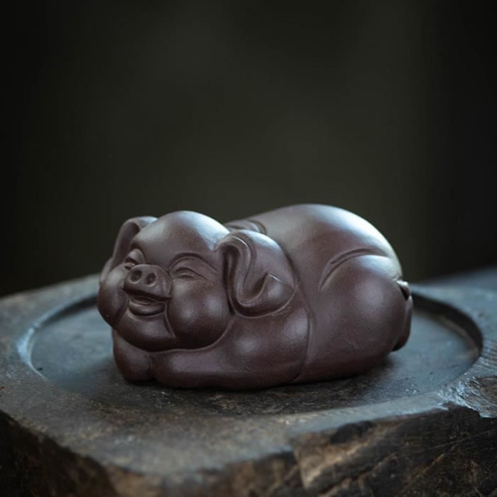 Figurine Vintage Cochon Chinois – Cloisonné – Fait Main – Neuf