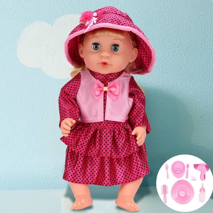 Fydun Jouet De Poupee De Bebe Fille 18 Pouces Bebe Fille Poupee Jouet Hautement Simulation Electrique Enfants Poupee Jouet Cdiscount Jeux Jouets