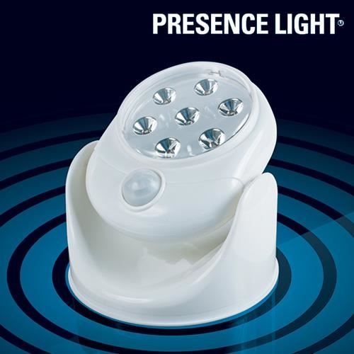 Lampe - Presence Light - avec Détecteur de Mouvement - Blanc