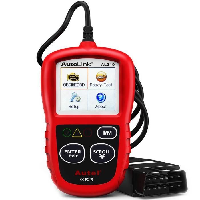 AUTEL AL319 OBD2 Scanner Valise de Diagnostic UnClic Auto Outils