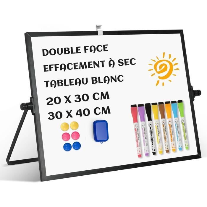 Tableau Lumineux LED 30x20cm - Acrylique Effaçable, 7 Couleurs, Support Réglable - Parfait Pour Café, Bureau, Déco Maison