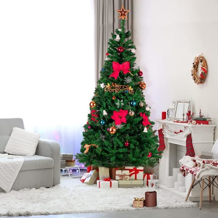 Sapin de Noël Artificiel PVC Arbre de noël Décoration de Fête 650