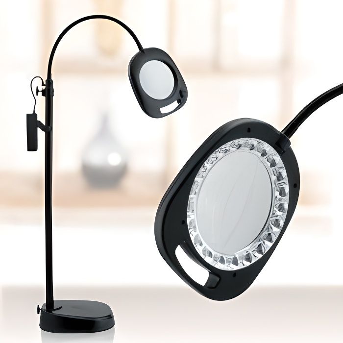 Lampe Loupe A Led Daylight En1091 Black Achat Vente Loupe