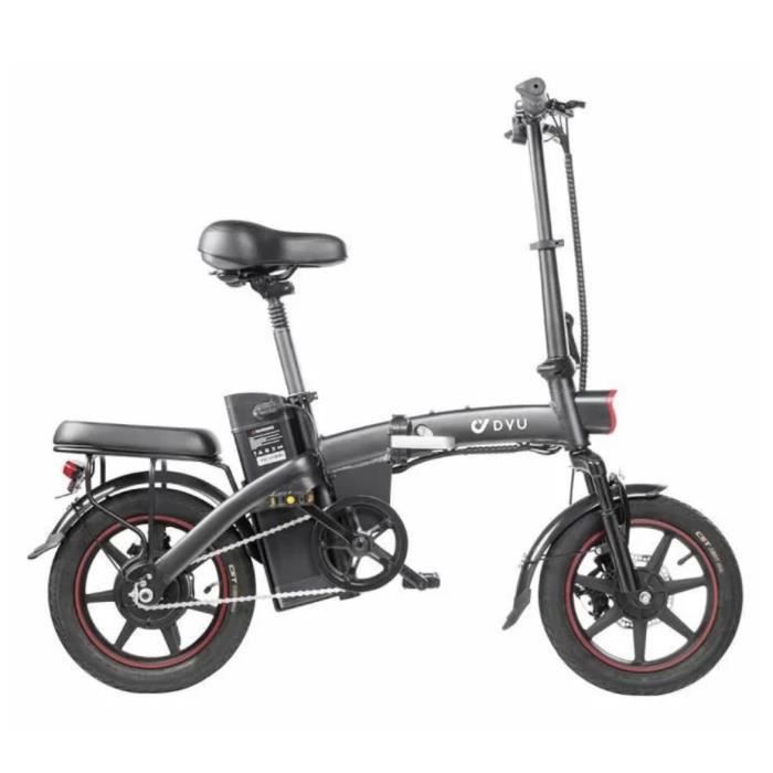 Vélo Électrique Pliant DYU D3F – 14″ – 250W – Batterie 36V 10Ah – 25 Km/h