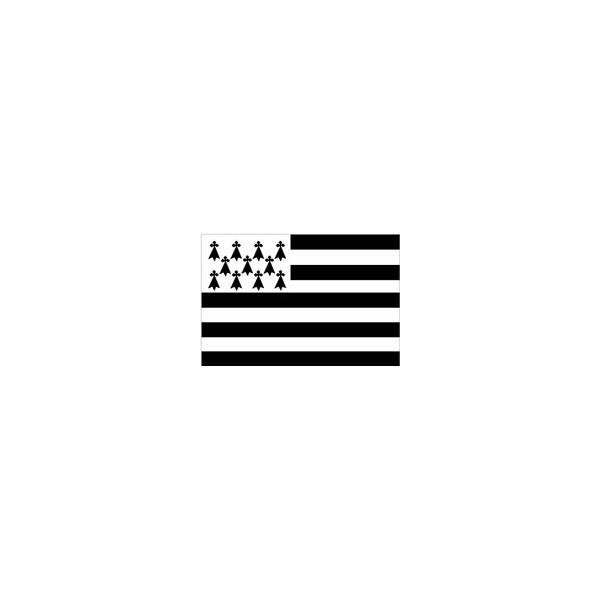Autocollant Drapeau Breton Breizh Bretagne Gwen Ha Du Taille 17 Cm Cdiscount Auto