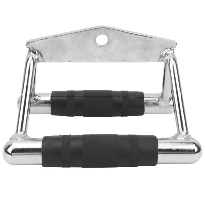 QWORK® Corde Triceps et Poignée de Triceps en Forme de V - avec Articulation Pivotante - pour Machine de Câble de Gymnase QWORK® Corde Triceps et Poignée de Triceps en Forme de V - avec Articulation Pivotante - pour Machine de Câble de Gymnase