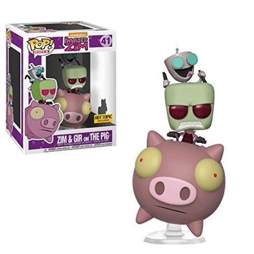 Funko Pop Rides 41 Invader Zim Zim and Gir on The Pig Cdiscount