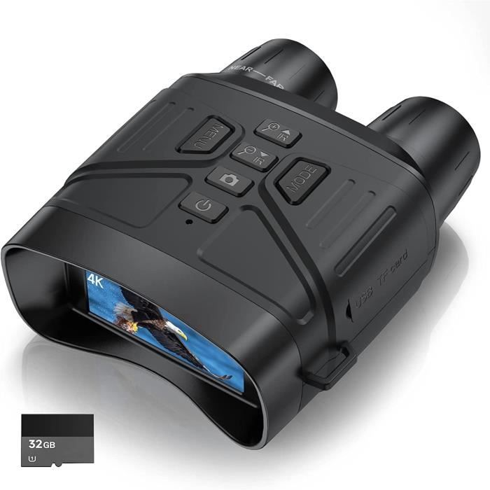 Lunette Vision Thermique Jumelle Vision Nocturne Pas Cher Télescope Télescope 4K/30FPS Vision Nocturne 5x40 Infrarouge