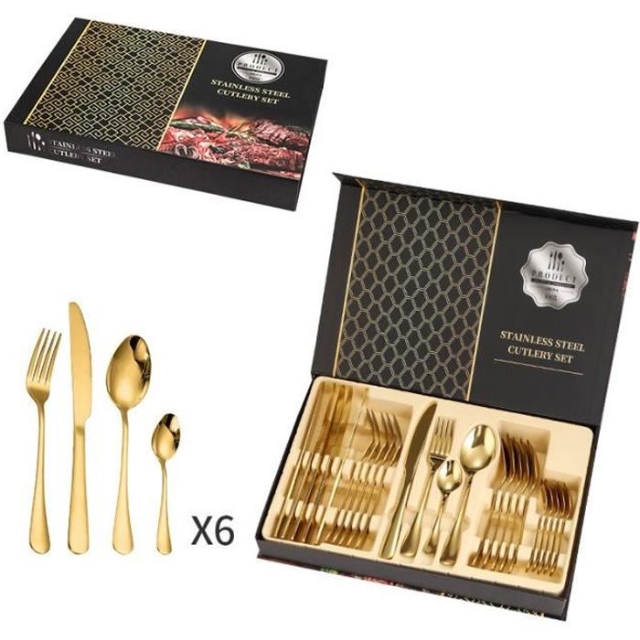 QEQSHQO | Set De 6 Couverts Enfant Inox Avec Motif Ours - 3 Fourchettes + 3 Cuillères | Taille Enfant