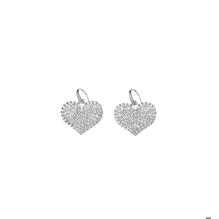Boucles D'oreilles Guess UBE11407 - Argentées, Acier, 3.5x2 Cm, Neuf Avec étiquettes