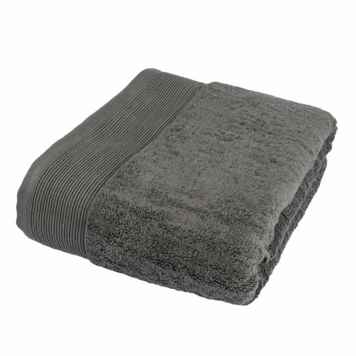 Lot De 8 Serviettes De Bain Luxe 700 G/m² – Coton Peigné Turc Épais Qualité Hôtelière – Ultra Absorbantes & Douces (Noir)