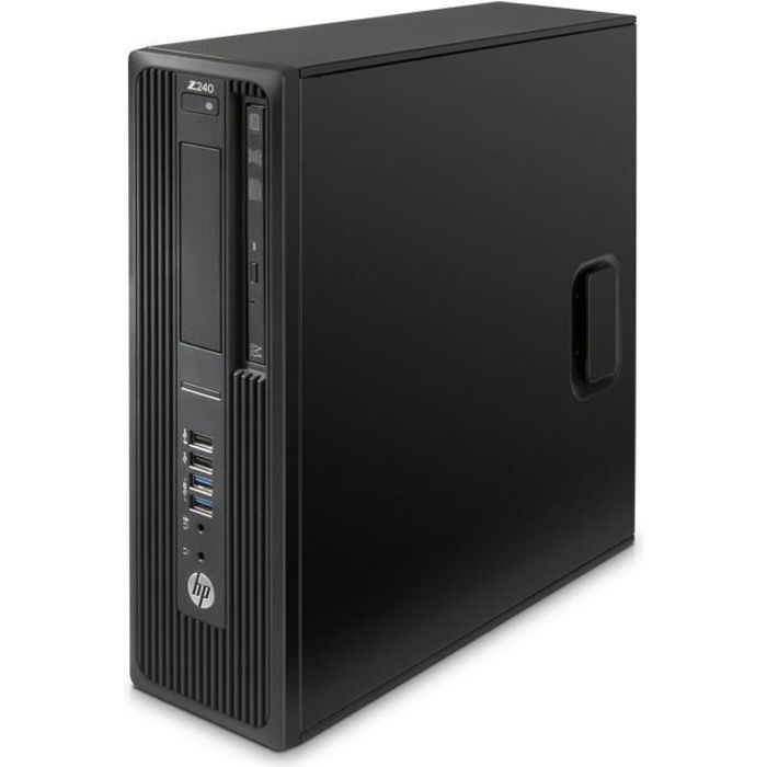 HP Workstation Z240 SFF Core i7 3 4 GHz SSD RAM NVIDIA Quadro Nvs 310 - vue 2