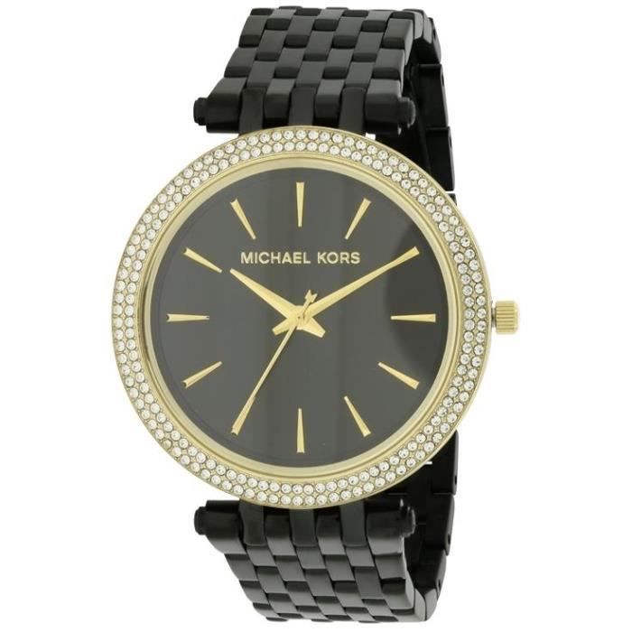 Montre michael deals kors noir