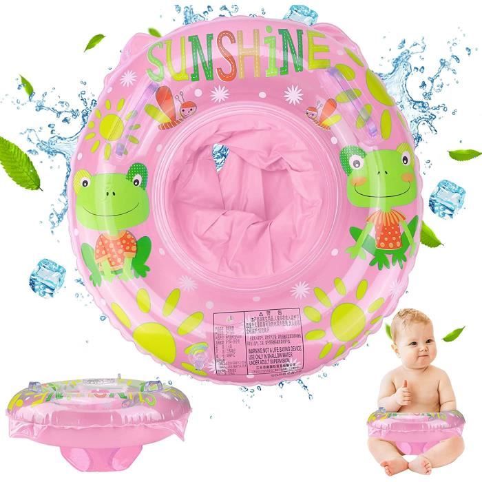 Bouée Bébé Sécurité Poignées Double HuaMuDM Anneau De Natation Bébé Gonflable Rose - Flotteur Sécurité Avec Poignées Bouée Bébé Sécurité Poignées Double HuaMuDM Anneau De Natation Bébé Gonflable Rose - Flotteur Sécurité Avec Poignées