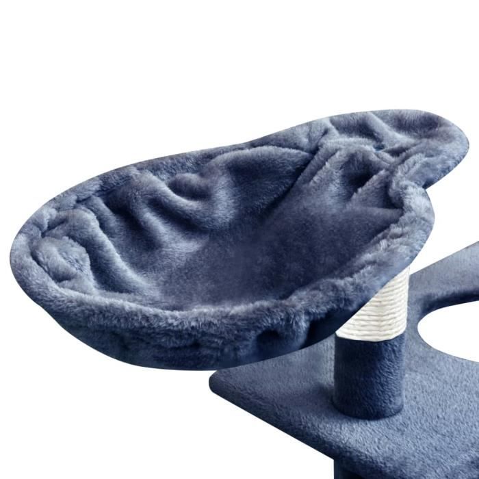 Meilleurs prix pour Arbre à chat avec griffoirs en sisal 150 cm Bleu foncé Mothinessto qq3825