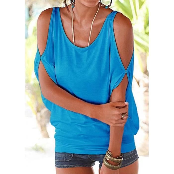Tee shirt deals femme sans bretelle
