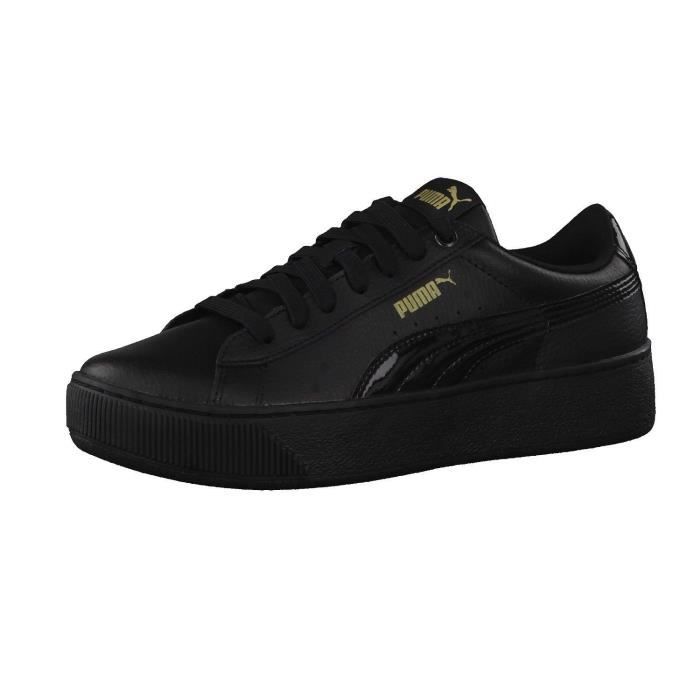 puma plateforme cuir