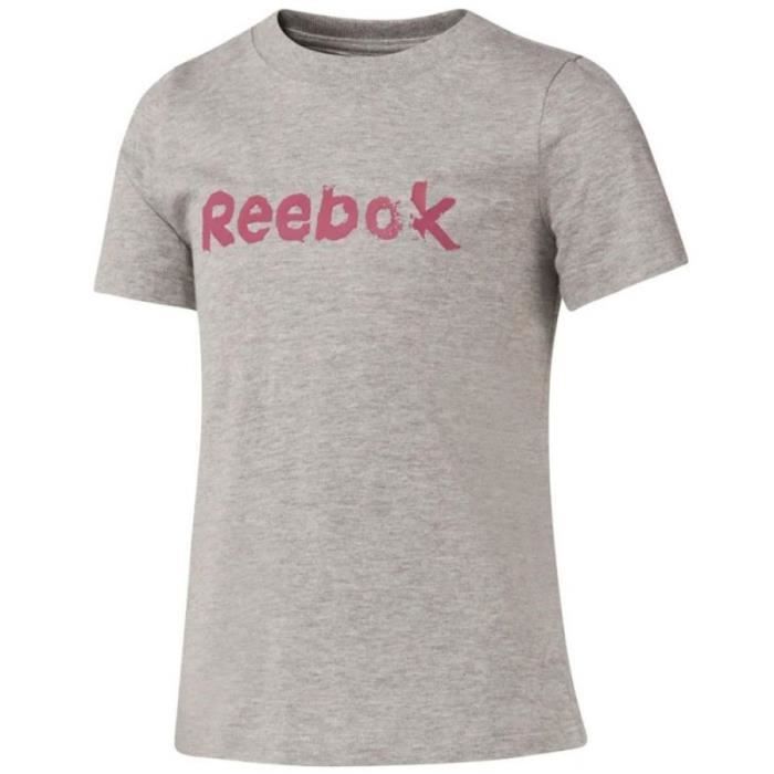 reebok t shirt gris