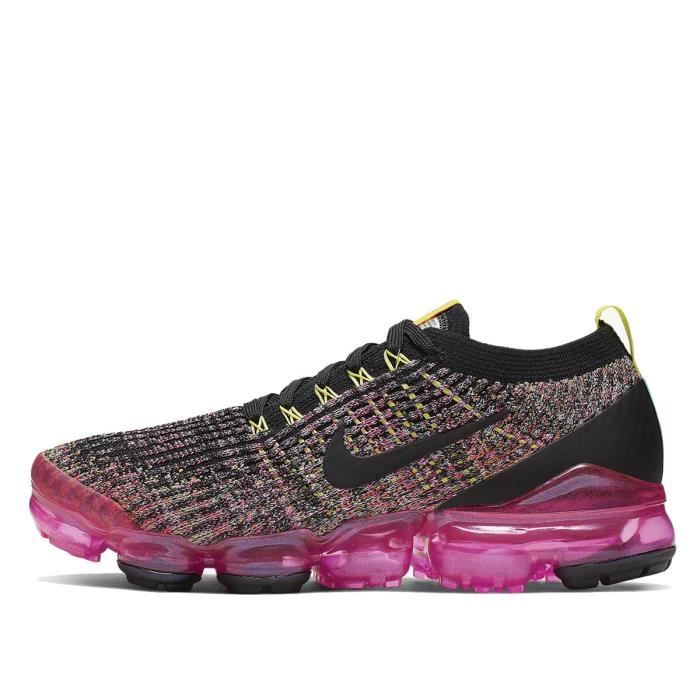 Nike vapormax rose et noir hot sale
