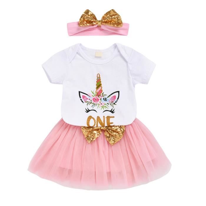 1 Set Licorne Tutu Robe Filles Tenue D Anniversaire Costume De Fete Cosplay Vetements Jupes Deguisement Panoplie De Deguisement Achat Vente Deguisement Panoplie Cdiscount