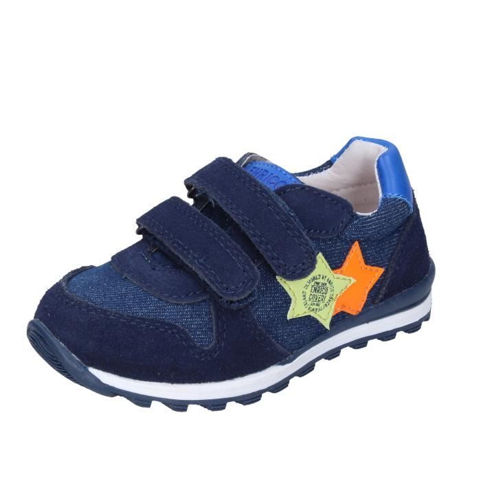 Baskets Gar on ENRICO COVERI BJ974 Bleu Tailles EU 21 25