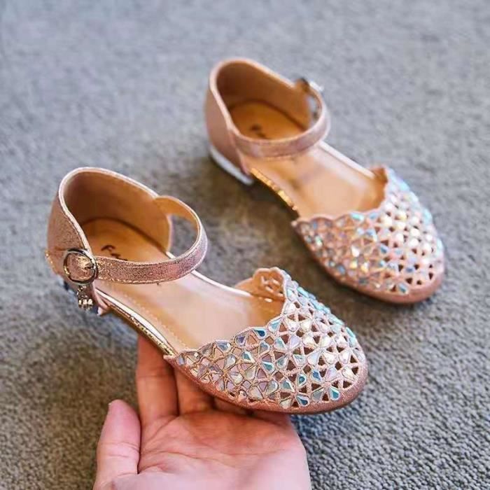 Sandale fille rose new arrivals