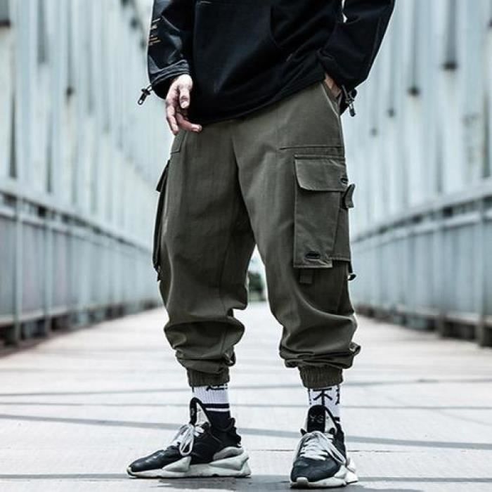 Hommes pantalons Hip Hop hommes sarouel Streetwear Harajuku Jogger