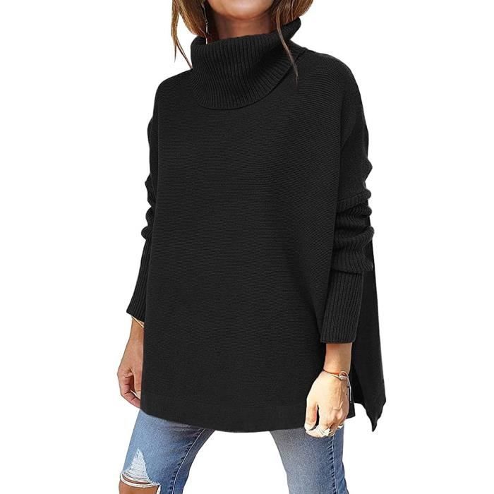 Pull noir grande taille sales