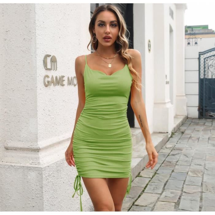 Robe moulante bretelle outlet