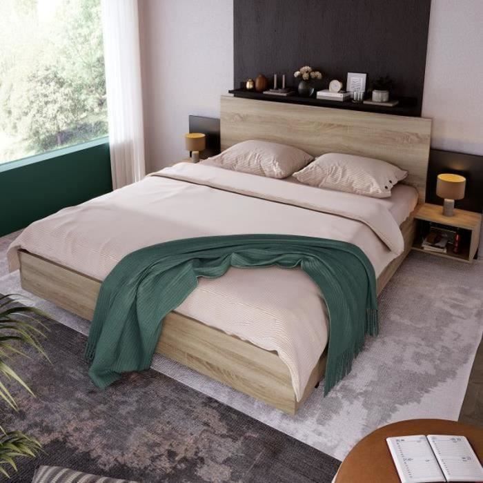 chevet-lit-double-adulte-en-bois-massif-de-pin-140-x-200-cm-2