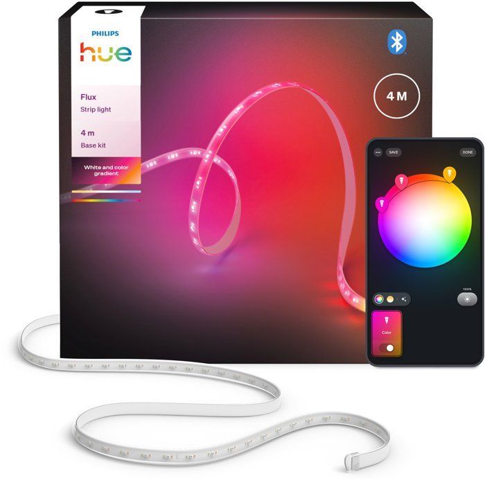 Ruban LED Philips Hue Flux 4 m – RGBWWIC, 1600 lm, Bluetooth - vue 4