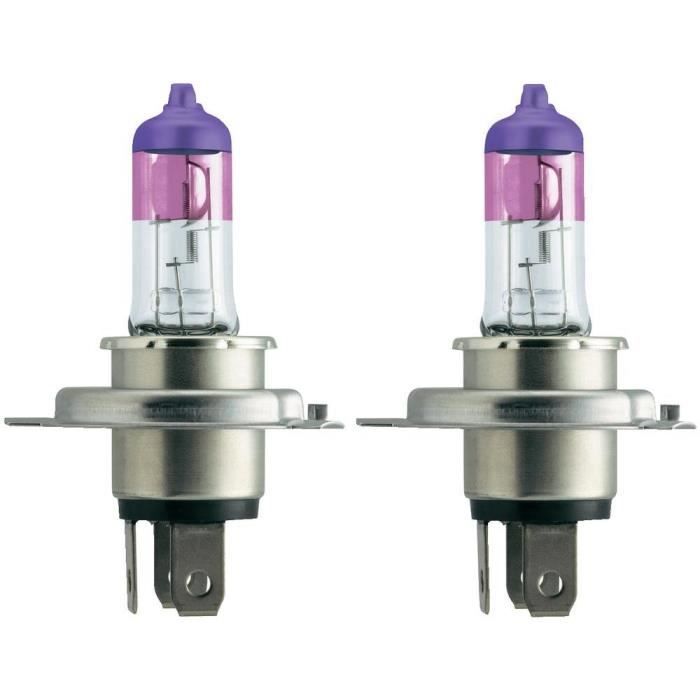 Philips Lampe Colorvision H4 12v 60 55w Mauve Achat Vente Ampoule Led Lampes Colorvis M 825446 Cdiscount