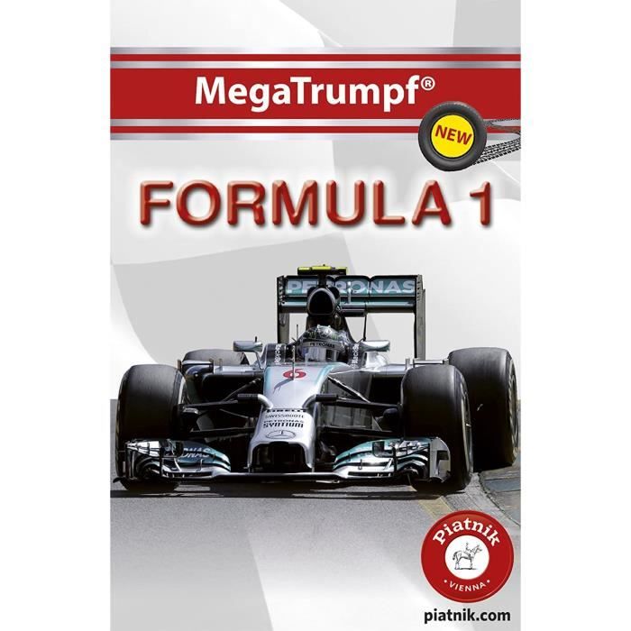 Piatnik Mega Trumpf - Formula 1: Gioco Di Carte Per Bambini 6+, Da 2 Giocatori, Durata 20 Minuti, Edizione Tedesca - 5
