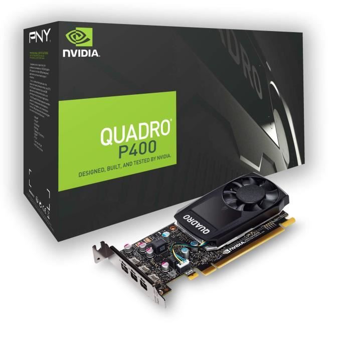 Carte Graphique PNY QUADRO P400 Nvidia 2 GB DVI Profil Bas Technologie CUDA HDCP Cdiscount Informatique