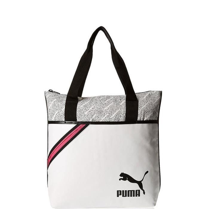 Sac cabas ARCHIVE SHOPPER Blanc Femme Puma U Cdiscount Bagagerie